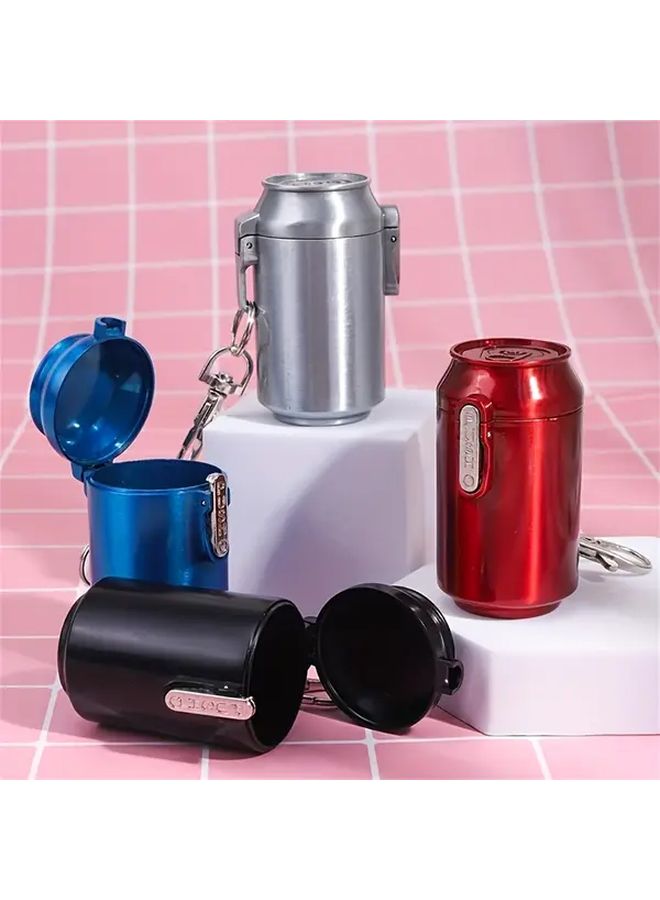 سجارة محمولة سوداء بغطاء تصميم مقاوم للتسرب للاستخدام في الهواء الطلق والسفر والمنزل - Image 4